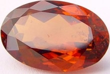 Faceted Hessonite gemstone, orange garnet, exclusive loose faceted hessonites, hessonite shopping