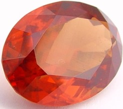 26.51 carats Oval Malaya garnet gemstone, orange garnets, exclusive loose faceted malaya garnets, pyrope spessartite shopping