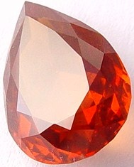 18.68 carats pear Malaya garnet gemstone, orange garnet, exclusive loose faceted malaya garnets, pyrope spessartite shopping