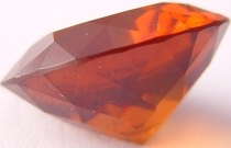 23.52 carats round Malaya garnet gemstone, orange garnet, exclusive loose faceted malaya garnets, pyrope spessartite shopping