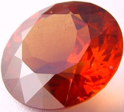 23.52 carats round Malaya garnet gemstone, orange garnet, exclusive loose faceted malaya garnets, pyrope spessartite shopping