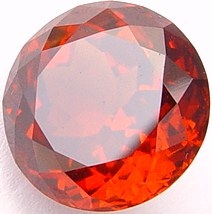 12.42 carats round Malaya garnet gemstone, orange garnet, exclusive loose faceted malaya garnets, pyrope spessartite shopping