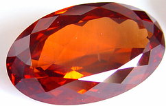 38.18 carats Oval Malaya garnet gemstone, orange garnets, exclusive loose faceted malaya garnets, pyrope spessartite shopping