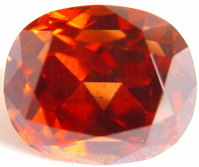 11.70 carats cushion Malaya garnet gemstone, orange garnet, exclusive loose faceted malaya garnets, pyrope spessartite shopping