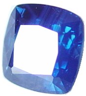 2.01 carats cushion blue sapphire gemstone, transparent gems, exclusive loose faceted sapphires, gemstones shopping