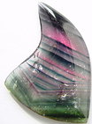 Polychrome Tourmaline cabochon, red white green Madagascar tourmaline, exclusive tourmalines, tourmaline information data