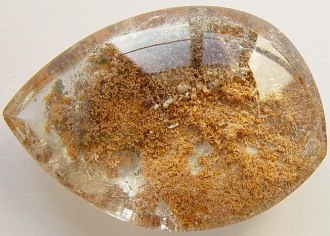 40.38 carats quartz cabochon gemstone, transparent gems aquatic landscape, exclusive loose faceted quartz, gemstones shopping
